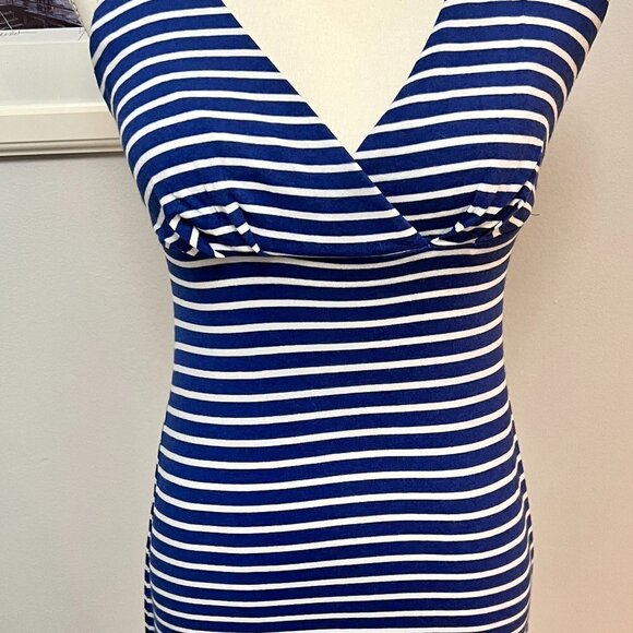 TRINA TURK SIZE 0 Sleeveless Stripped Asymmetrical Dress - Picture 1 of 5